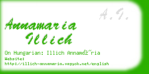 annamaria illich business card